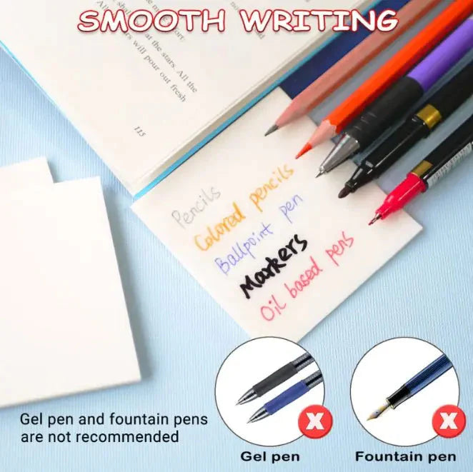 Transparent Note Sticker Anti Spier