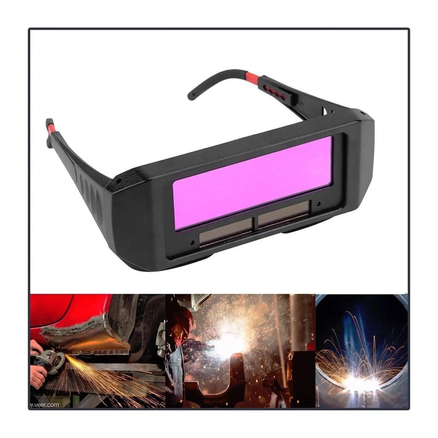 Auto Darkening Solar Welding Glasses Anti Spier