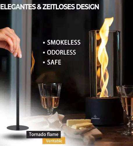 Tornado Tabletop Fire Pit Anti Spier