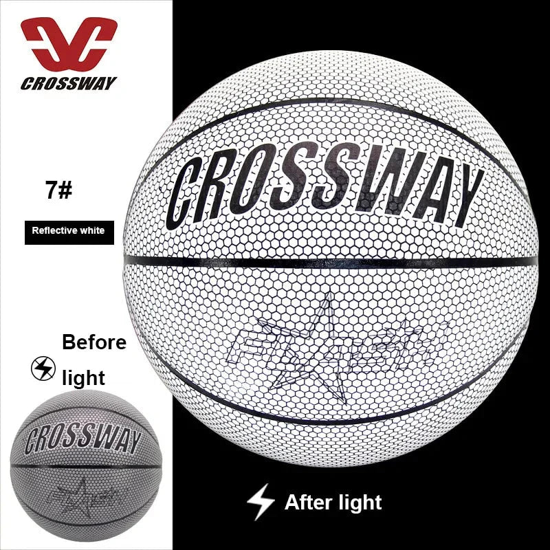 Holographic Reflective Wear-Resistant Luminous Basketball Anti Spier
