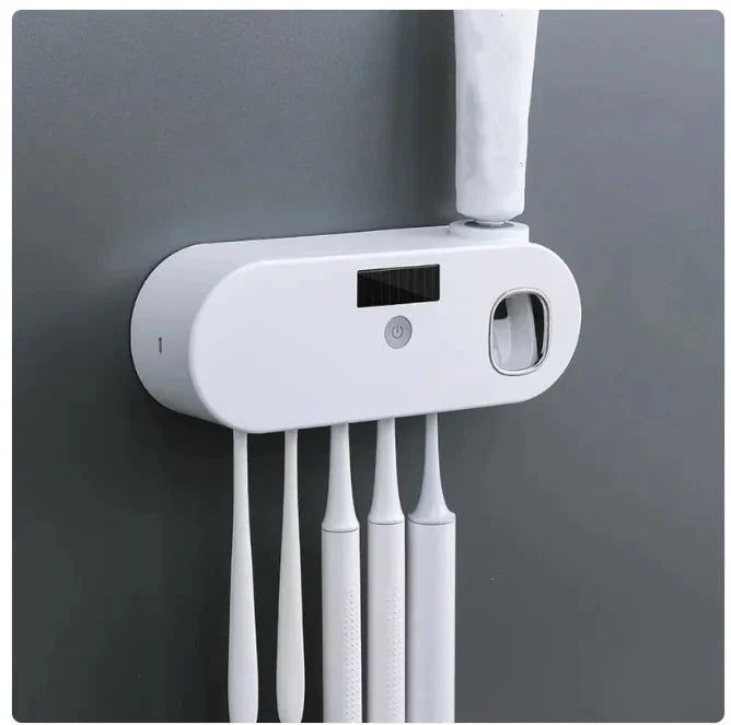 UV Clean USB Smart Toothbrush Holder & Cup Set Anti Spier