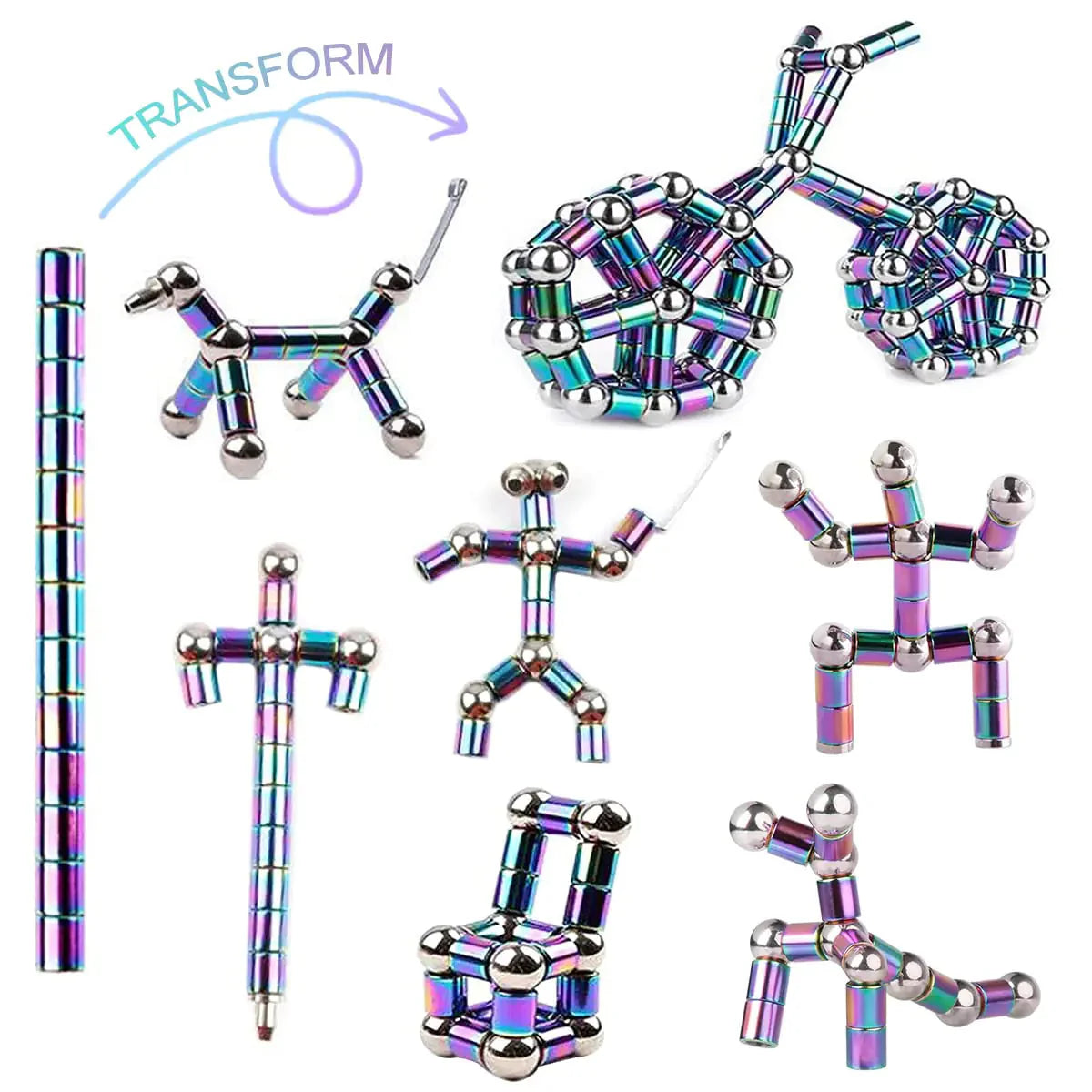 Multifunctional Deformable Magnet Fidget Pen Anti Spier