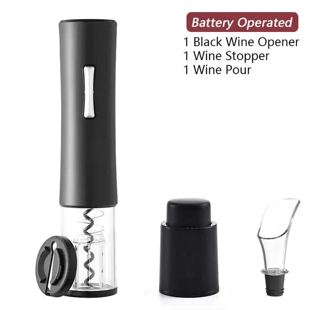 Electric Wine Opener Foil Cutter Jar Opener Kitchen Gadget Anti Spier