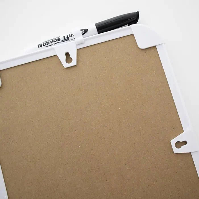 8.5" X 11" Dry Erase Board w/ Marker - 1pc Random Color Anti Spier
