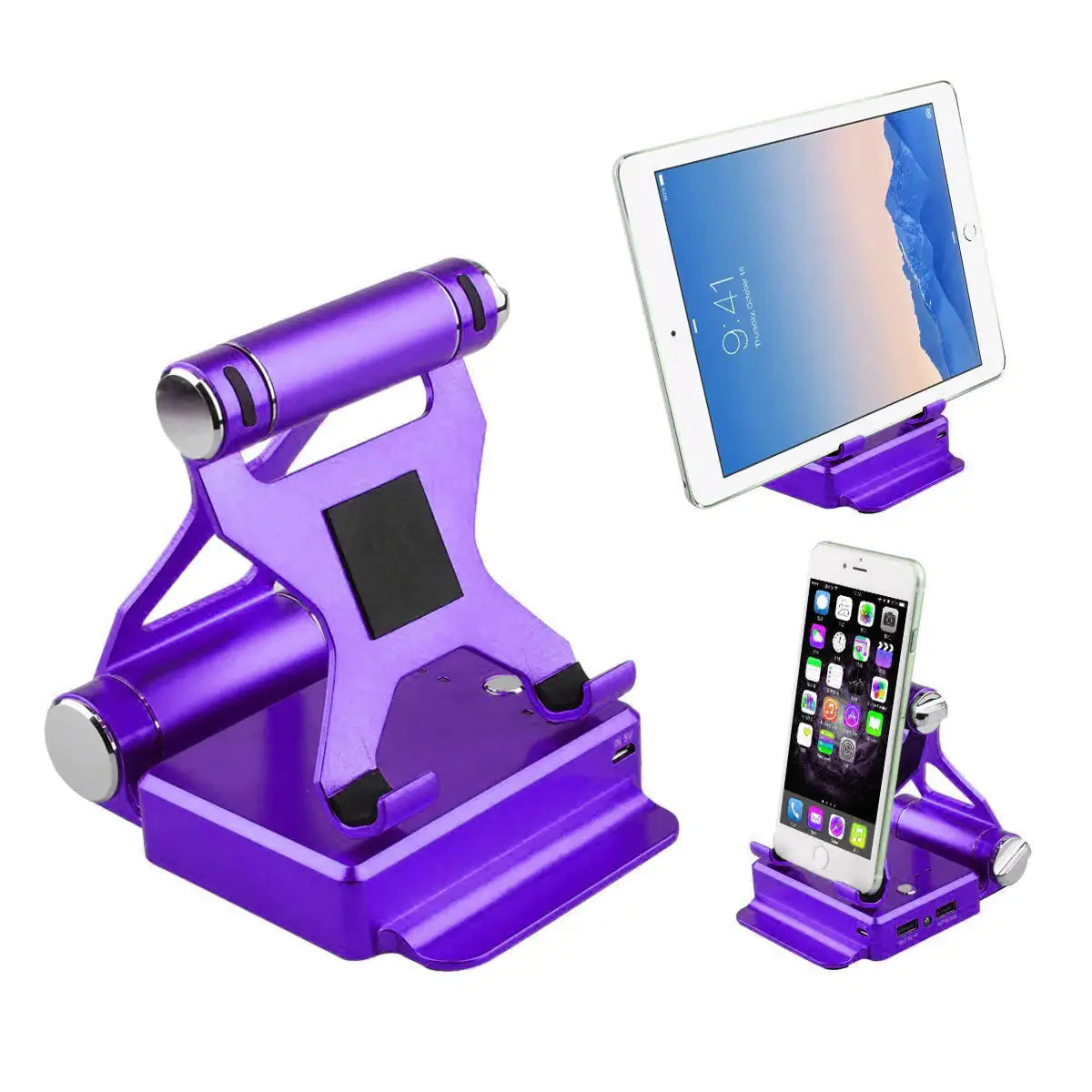 Podium Style Stand With Extended Battery Up To 200% For iPad, iPhone And Other Smart Gadgets Anti Spier