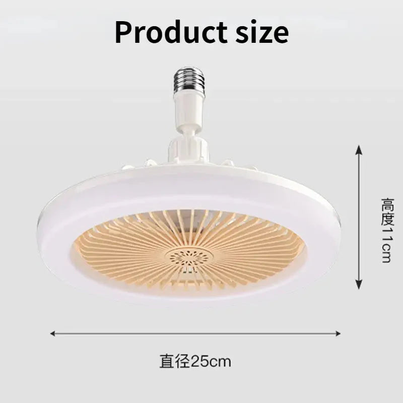 Remote-Controlled Ceiling Lamp Fan Anti Spier