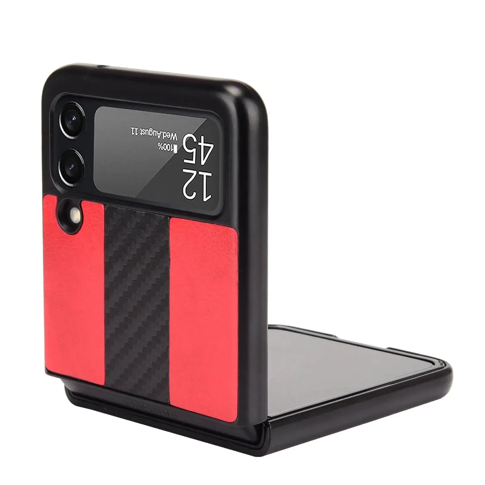 For Samsung Galaxy Z Flip 3 5G Slim Folding Leather Shockproof Phone Case Cover Anti Spier