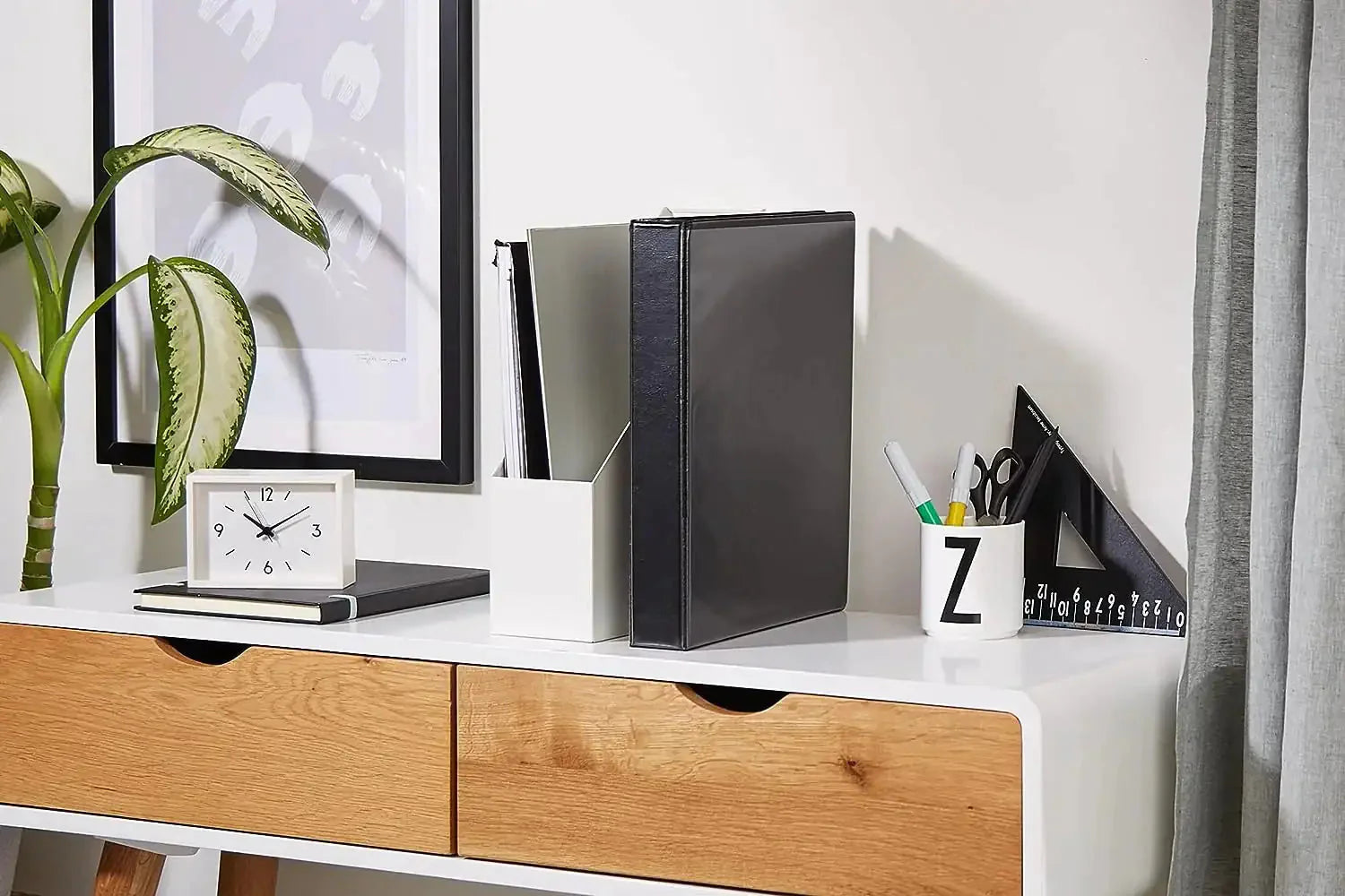 3 Ring Binder- 1" - Black Anti Spier