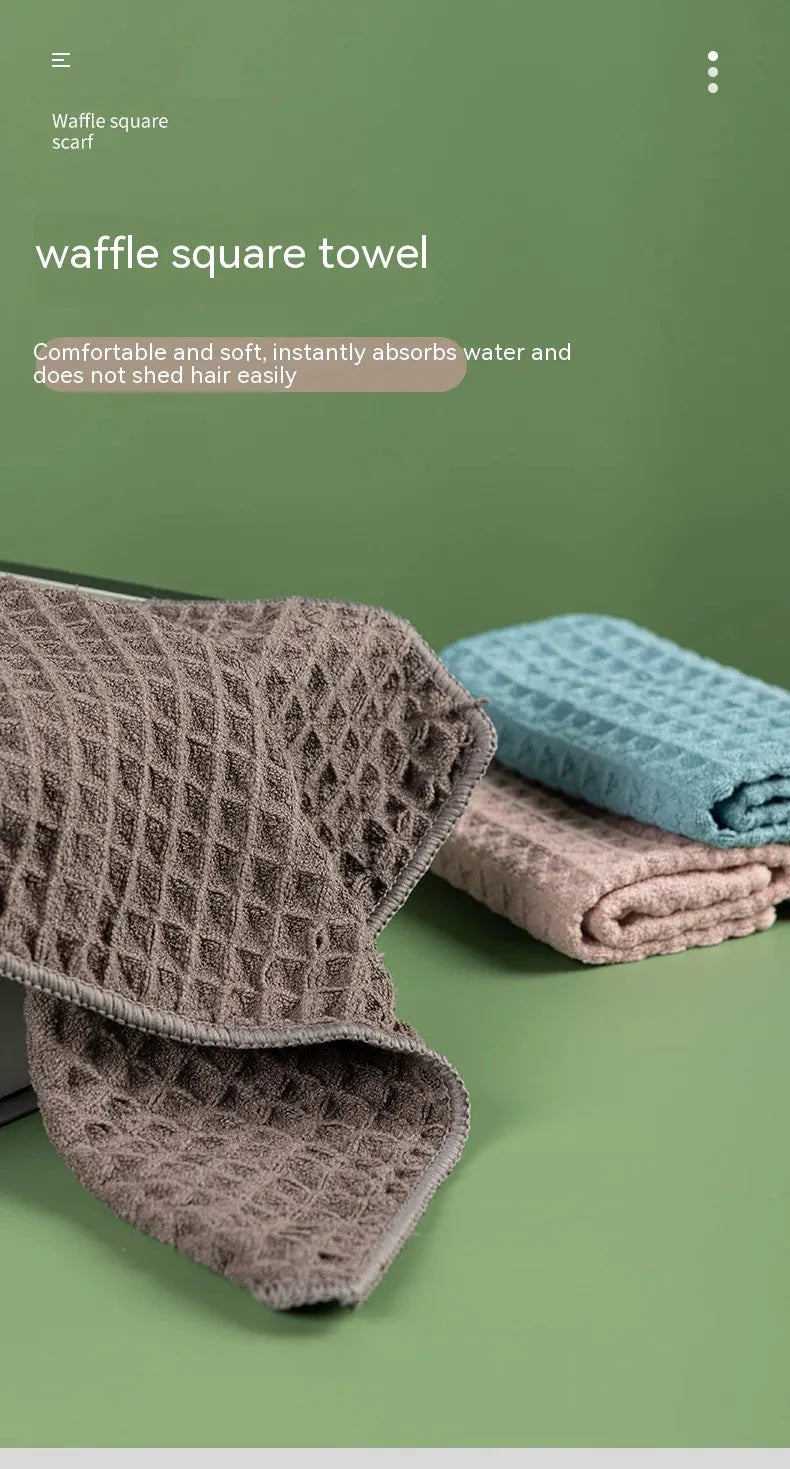 Microfiber Skin-friendly Non-lint Waffle Microfiber Towel Anti Spier