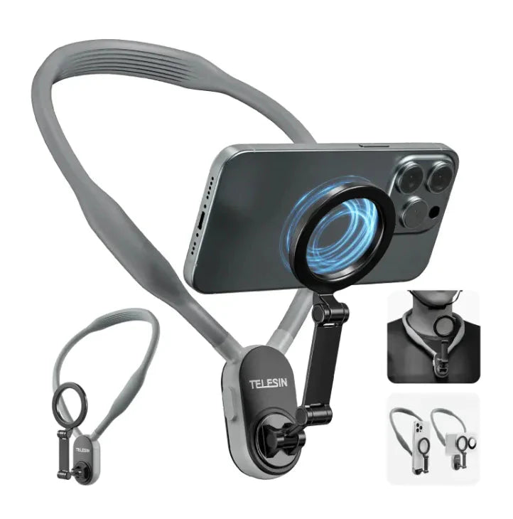 Magnetic Phone Neck Hanging Bracket Anti Spier