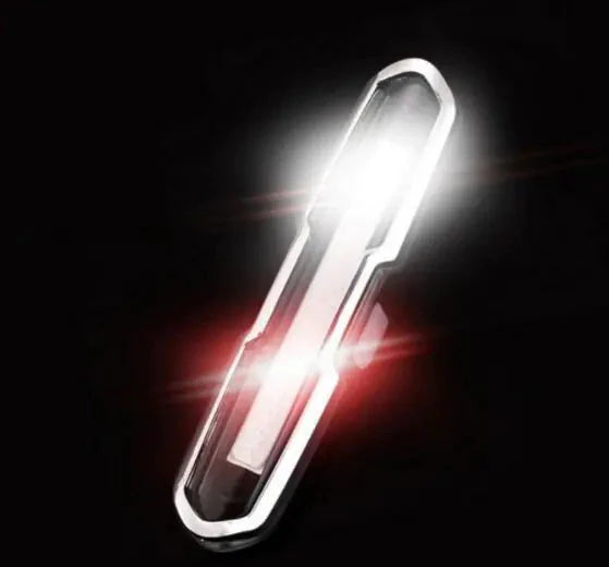 USB Rechargeable Bicycle Tail Light for Night Riding Anti Spier