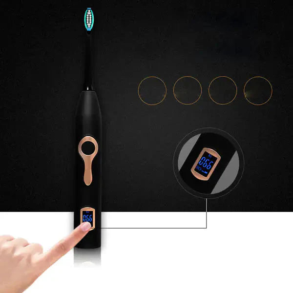 Smart Sonic LCD Electric Tooth Brush Anti Spier