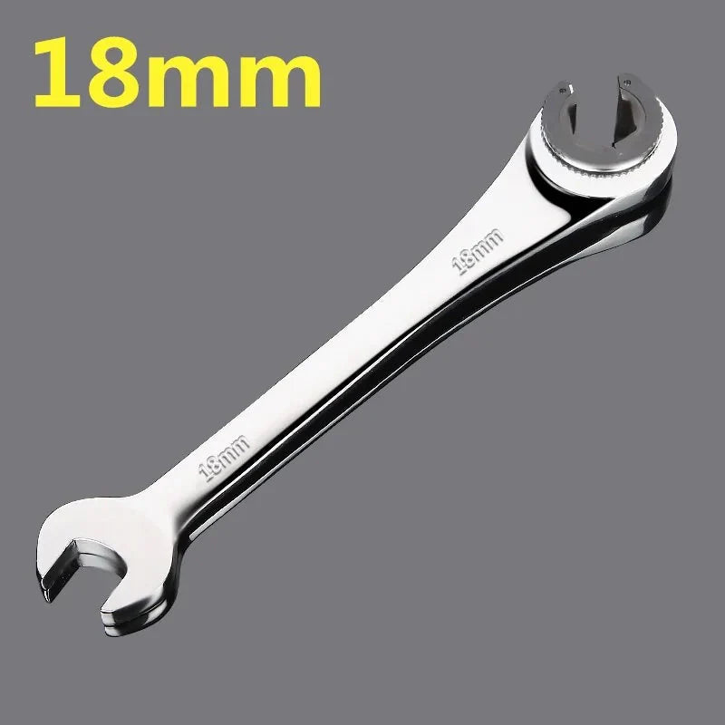 Tubing Ratchet Wrench Set Anti Spier