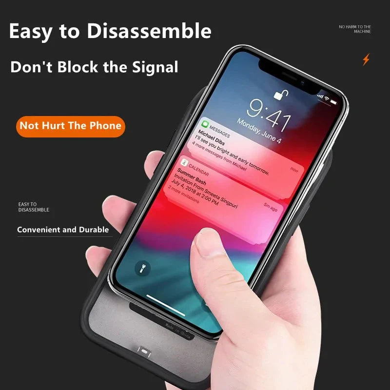 Battery Case For iPhone Anti Spier