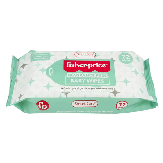 72ct Fisher Price Fragrance Free Baby Wipes Anti Spier