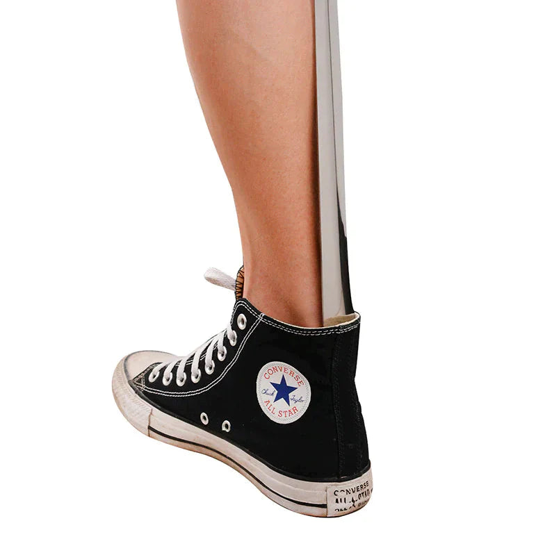 22in Extra Long Handle Shoe Horn Stainless Steel Metal Shoes Remover Shoehorn US Anti Spier