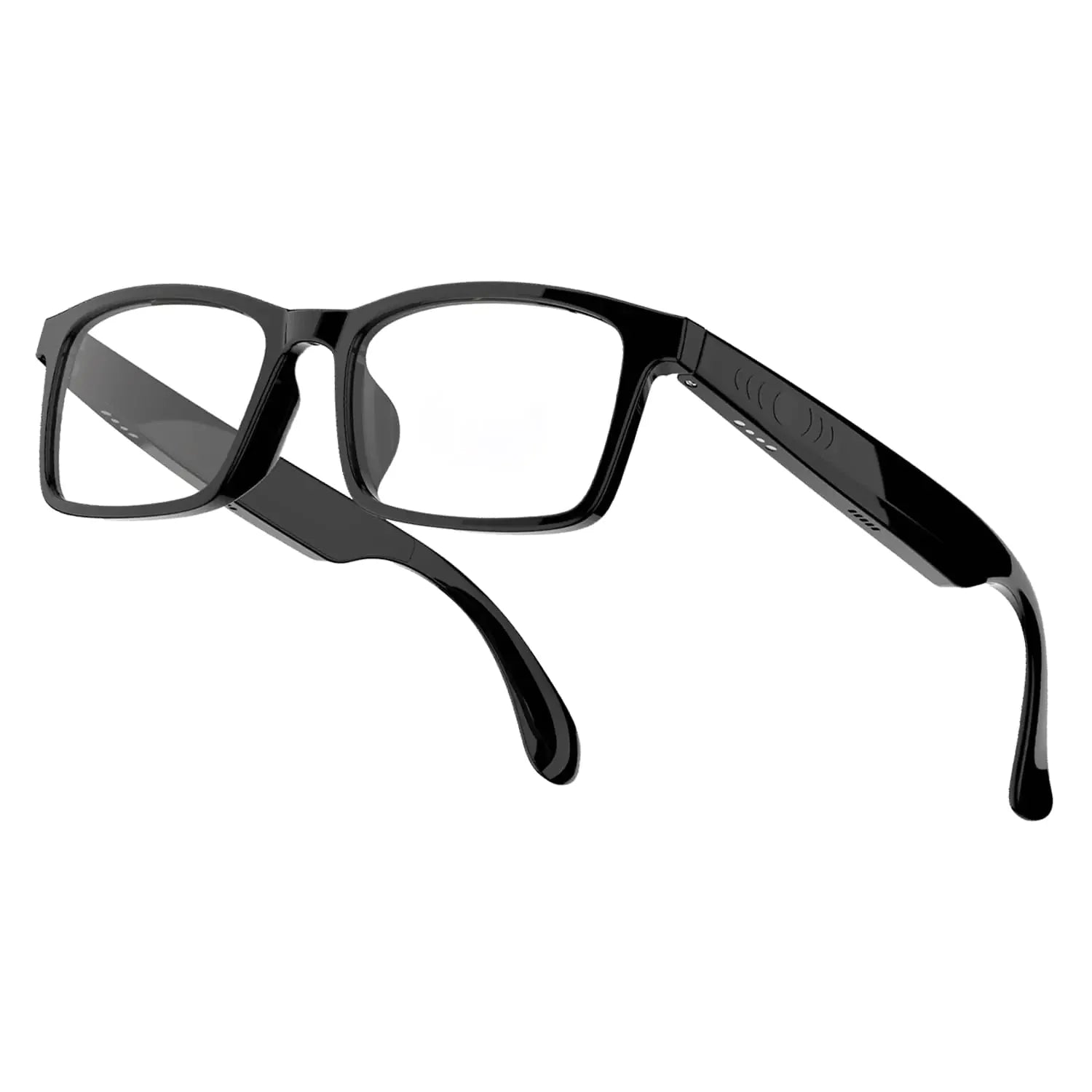 Bluetooth Audio Smart Blue Light Glasses for Men & Women Blue Light Filtering & Open Ear Sound Smart Glasses with Mic & Speakers - Touch & Voice Assistant Compatible for OfficeMusicAnswering Calls Anti Spier