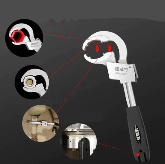 Adjustable Wrench Plumbing Repair Tool Set Anti Spier