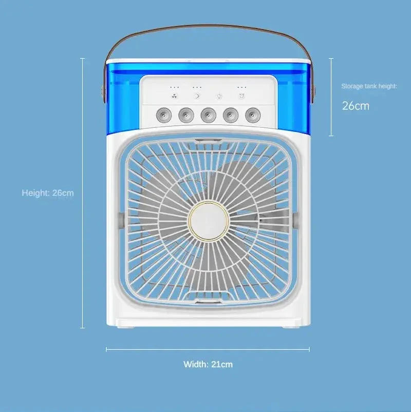 Portable Humidifier Fan Air Conditioner Anti Spier