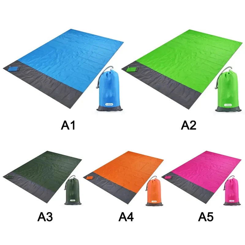 Waterproof Pocket Beach Blanket Anti Spier