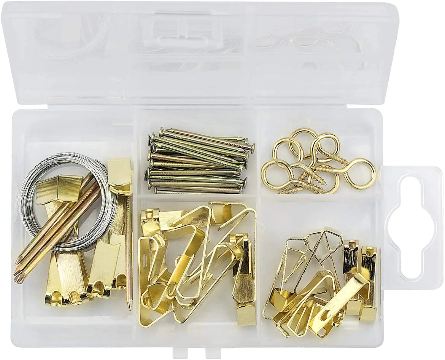 55pc Picture Hanging Kit Anti Spier