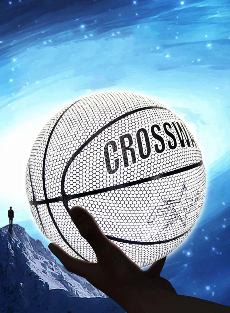 Holographic Reflective Wear-Resistant Luminous Basketball Anti Spier