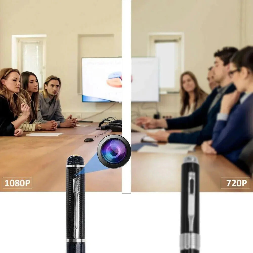 Hidden Cam Pocket Pen Camera 1080P HD Mini Body Video Recorder DVR Security USB Anti Spier
