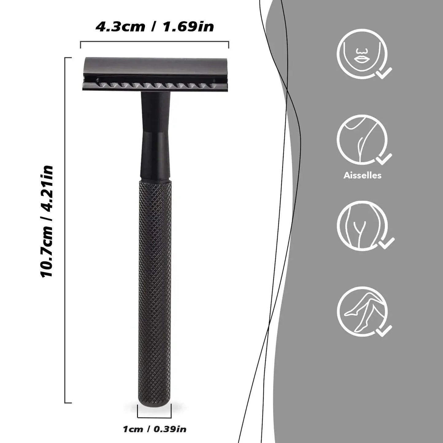 Double Edge Safety Razor For Men Anti Spier