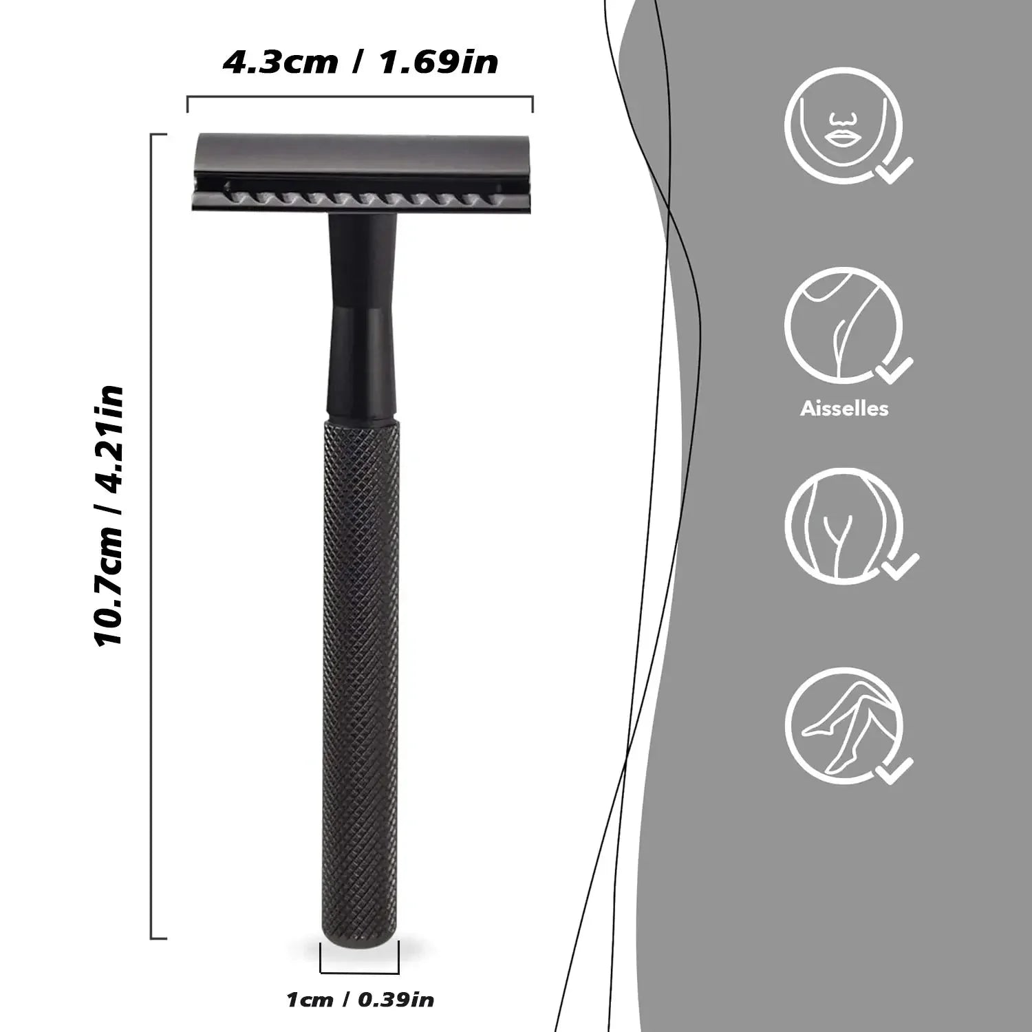 Double Edge Safety Razor For Men Anti Spier