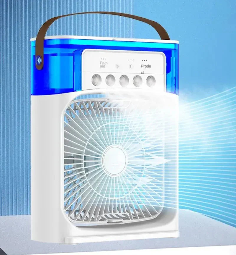 Portable Humidifier Fan Air Conditioner Anti Spier