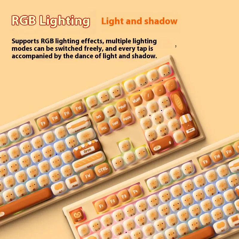 Steamed Bun Keyboard Anti Spier