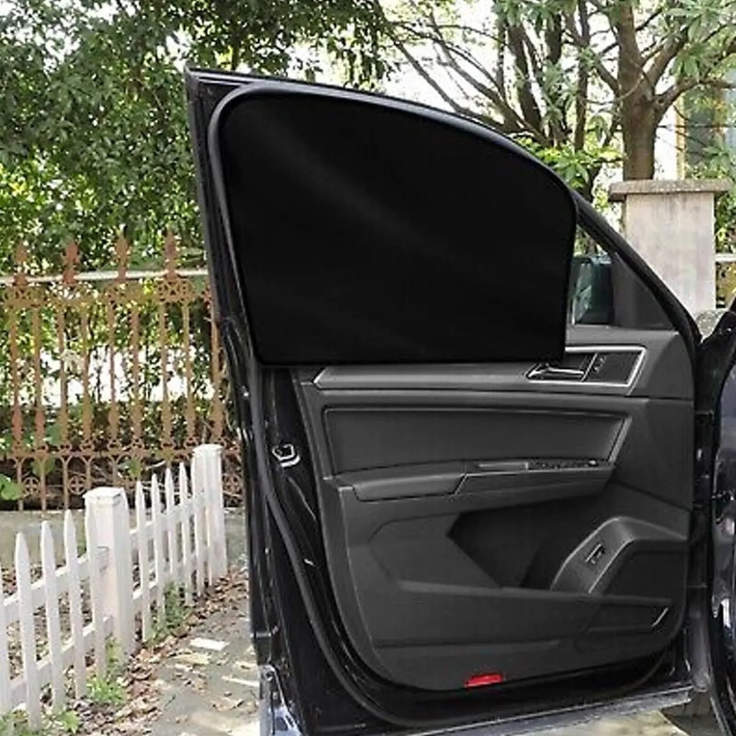 4X Magnetic Car Side Front Rear Window Sun Shade Cover Mesh Shield UV Protection Anti Spier