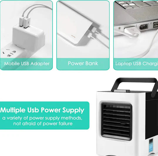 Mini Portable Air Conditioning Fan for Office Use Anti Spier