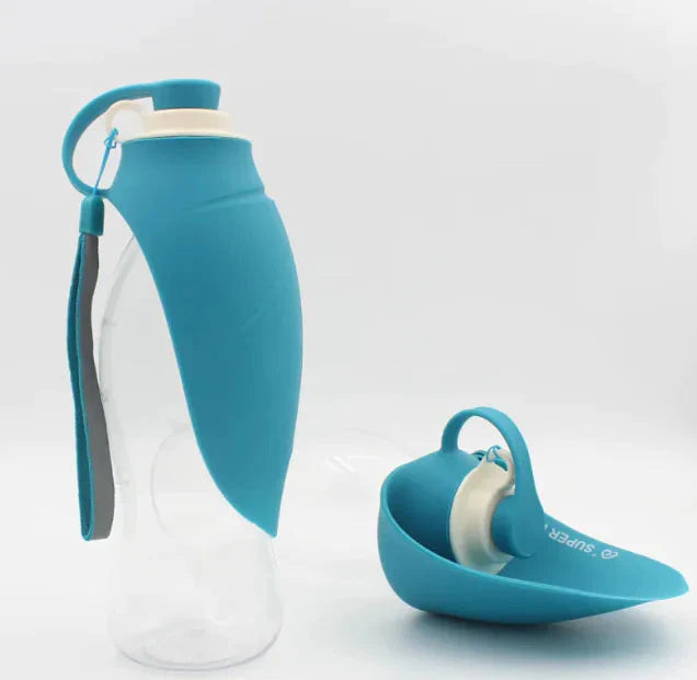 Pet Flip Cup Portable Water Bottle Anti Spier