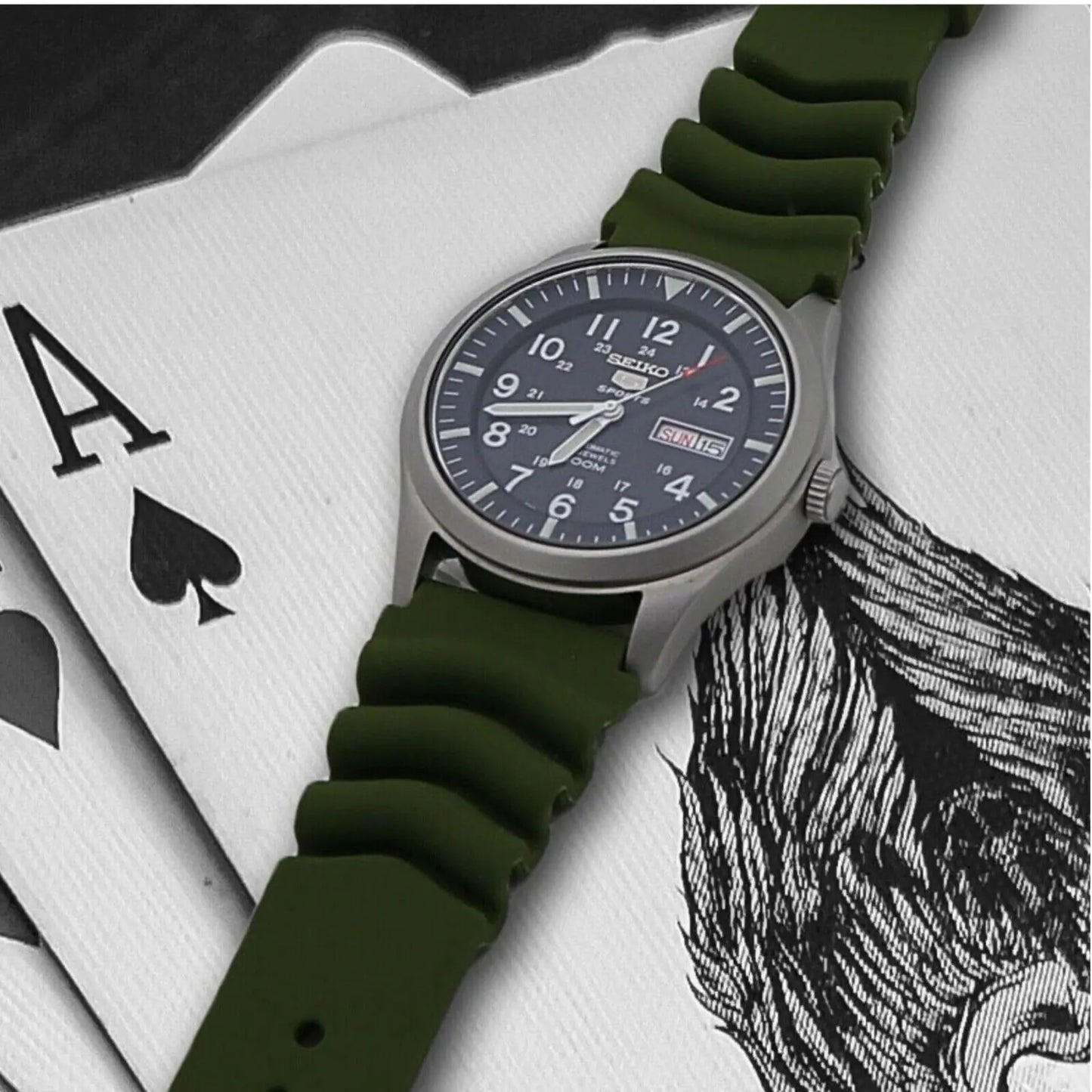 18mm 20mm 22mm Soft Silicone Watch Band Divers Replacement Strap Quick Release - Anti Spier 