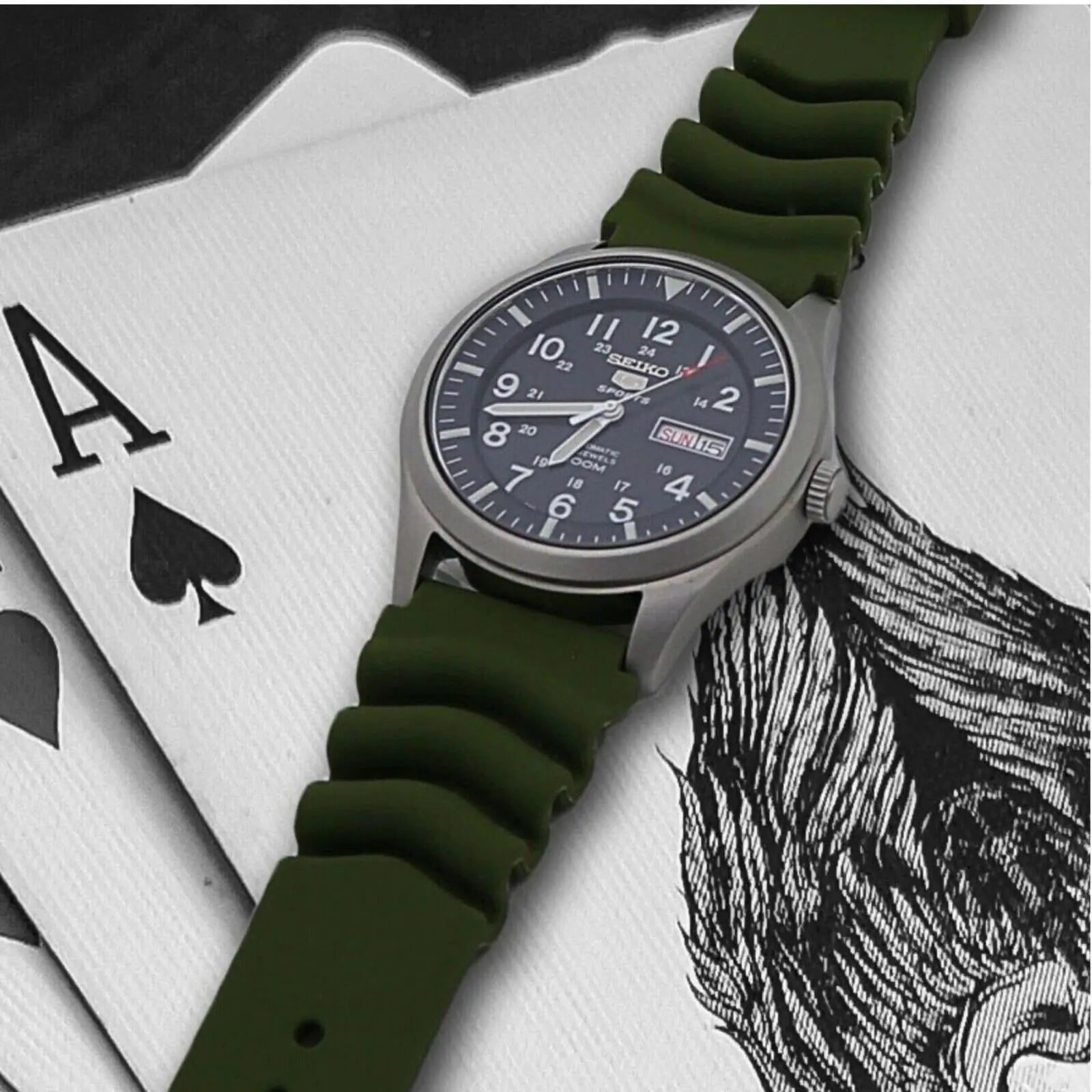 18mm 20mm 22mm Soft Silicone Watch Band Divers Replacement Strap Quick Release - Anti Spier 