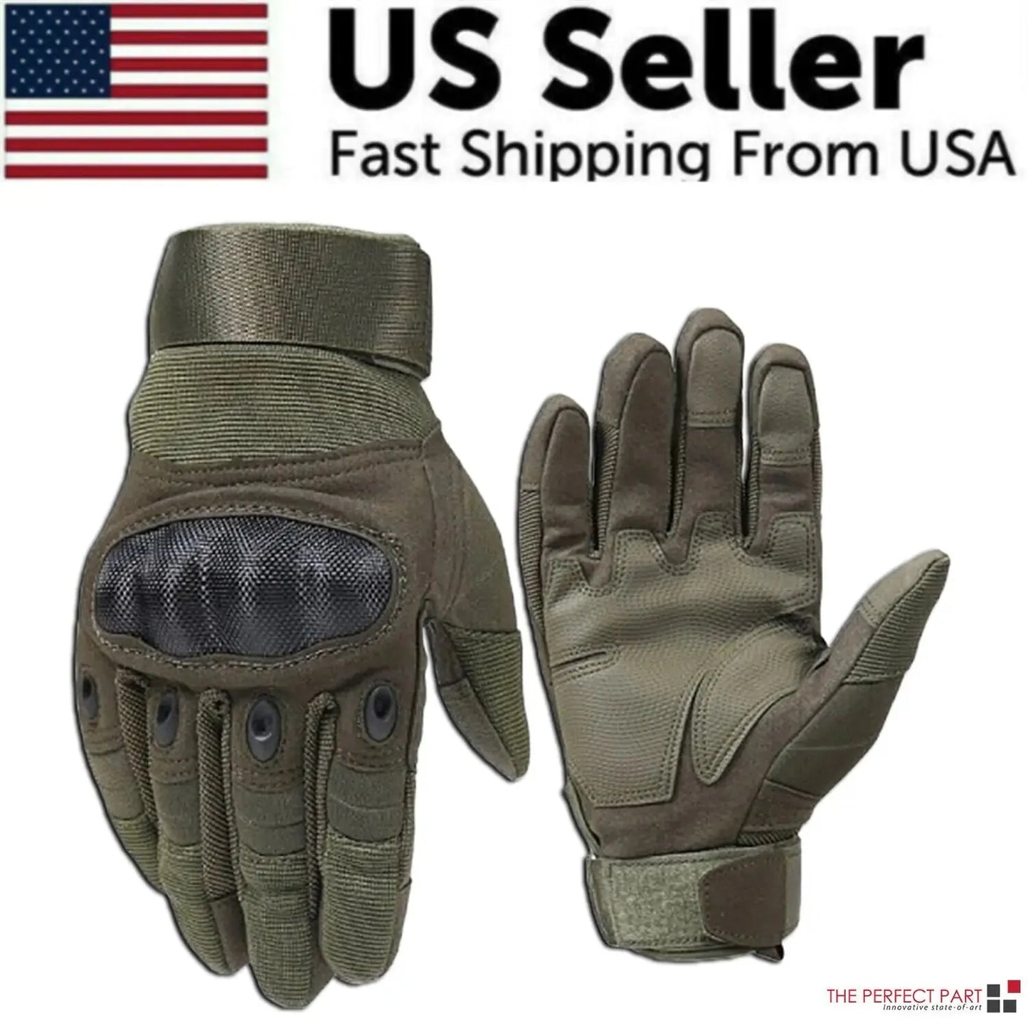 Tactical Motorcycle Motocross Full Finger Gloves Motorbike Riding Racing Mittens Anti Spier