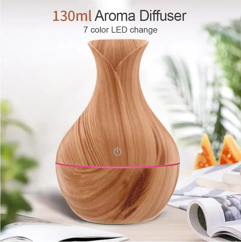 LED Ultrasonic Aromatherapy Essential Oil Diffuser Anti Spier