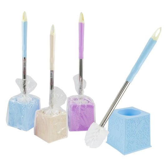 Toilet Bowl Brush And Caddy Anti Spier
