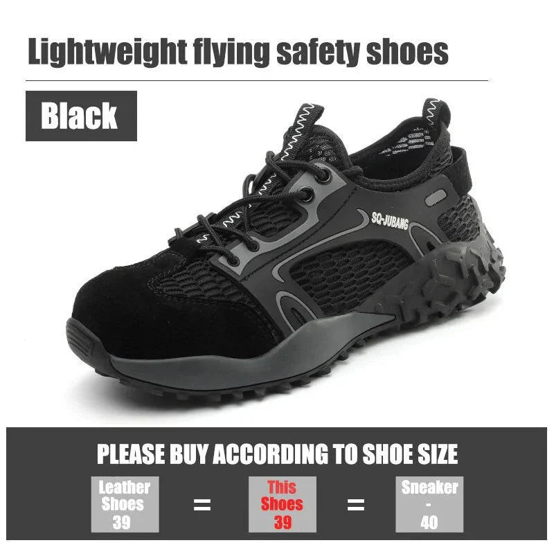 Anti-collision and Anti-smashing Breathable Safety Shoes Anti Spier