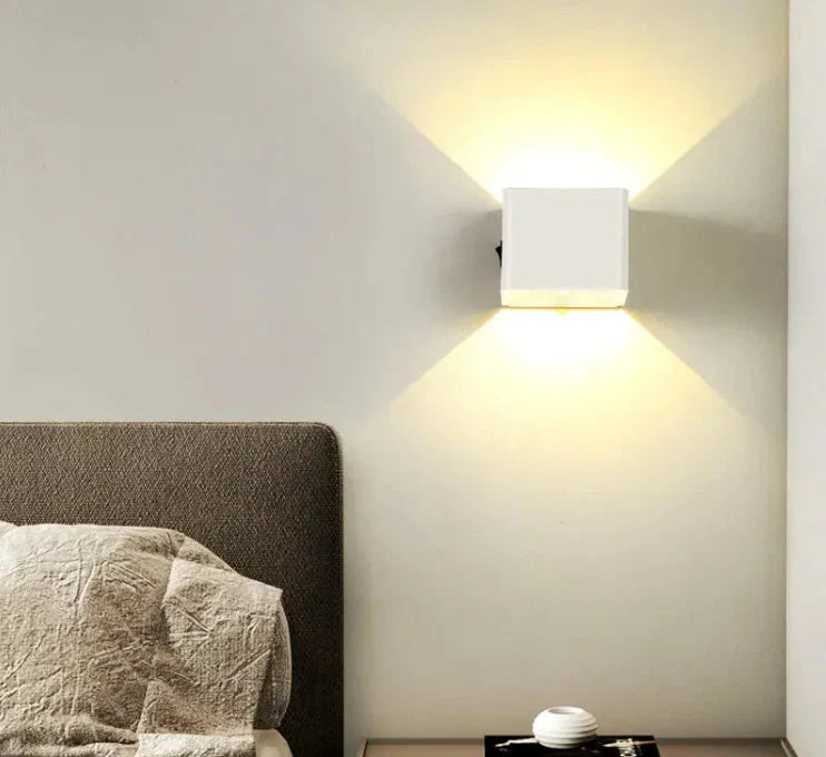 Rechargeable Bedroom Bedside Wall Lamp Anti Spier