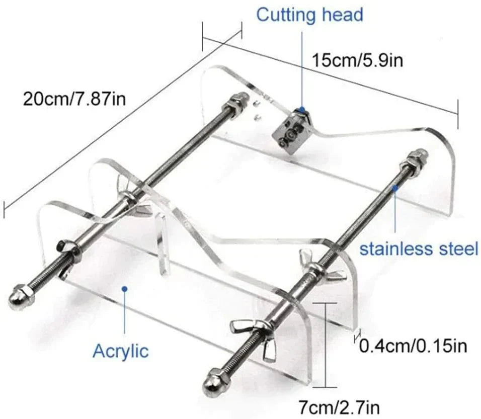 Glass Bottle Cutter Kit Beer Wine Jar DIY Cutting Machine Craft Recycle Tools US Anti Spier