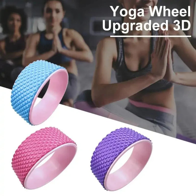 3D Massage Yoga Wheel Anti Spier