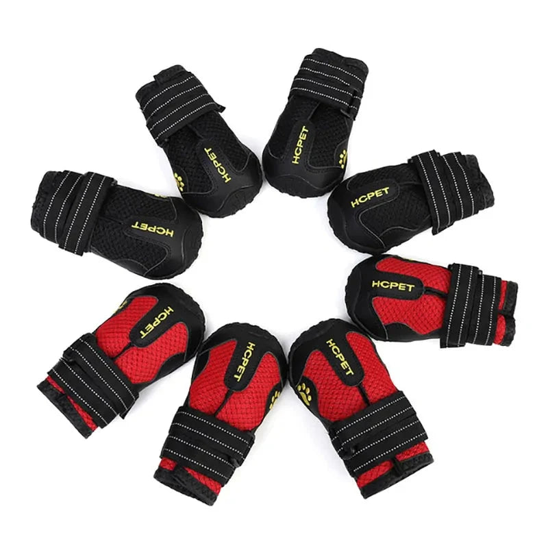 Waterproof Reflective Dog Boots Anti Spier