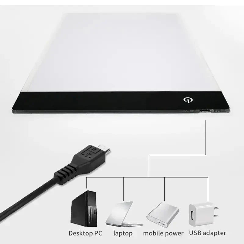 Dimmable LED Drawing Pad: Creative Kids' Gift Anti Spier