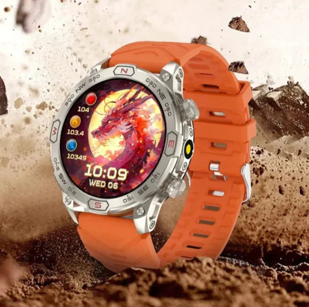 Smartwatch with AMOLED Display Anti Spier