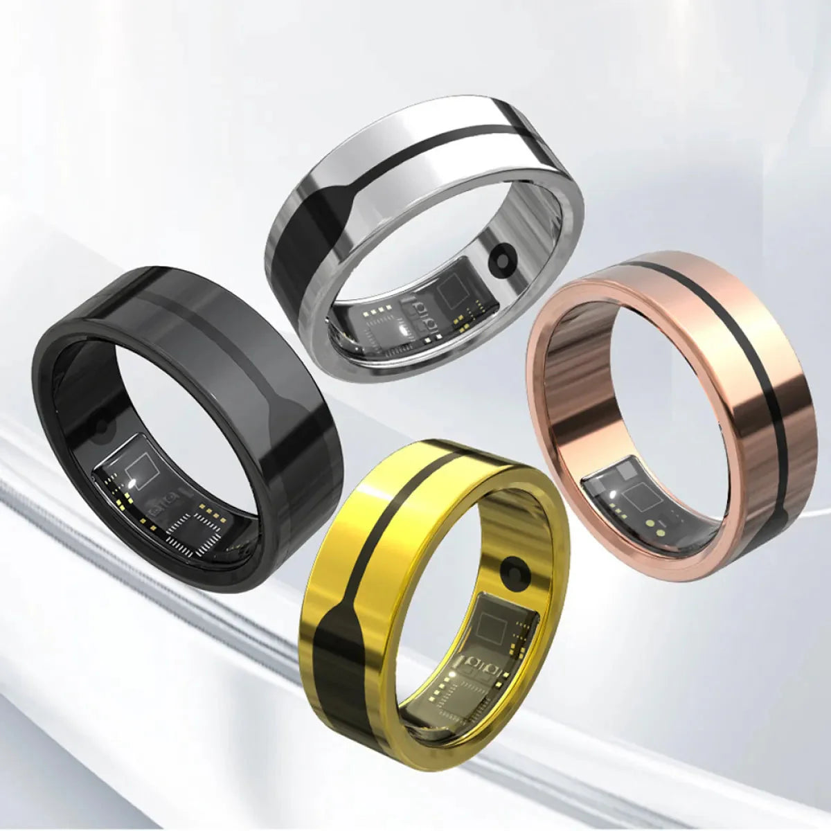 Smart Waterproof Bluetooth Sports Health Ring Anti Spier