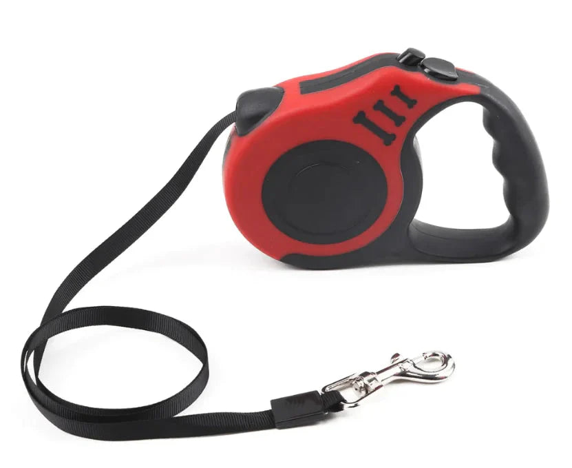 16.5FT Automatic Retractable Dog Leash Pet Collar Automatic Walking Lead Free US Anti Spier