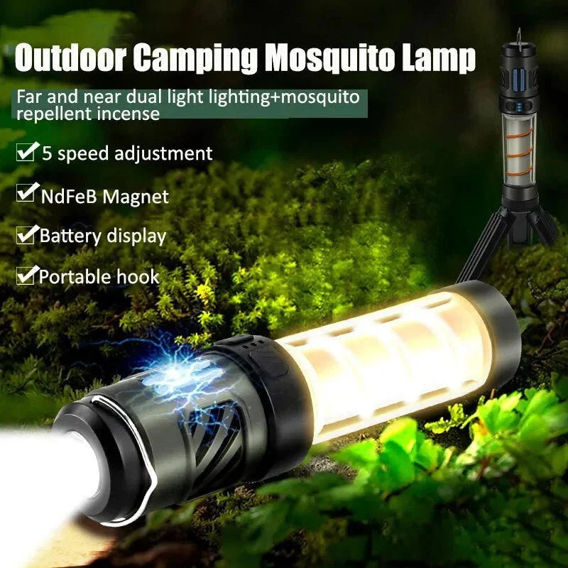 Outdoor Mosquito Repellent With Camping Light Anti Spier