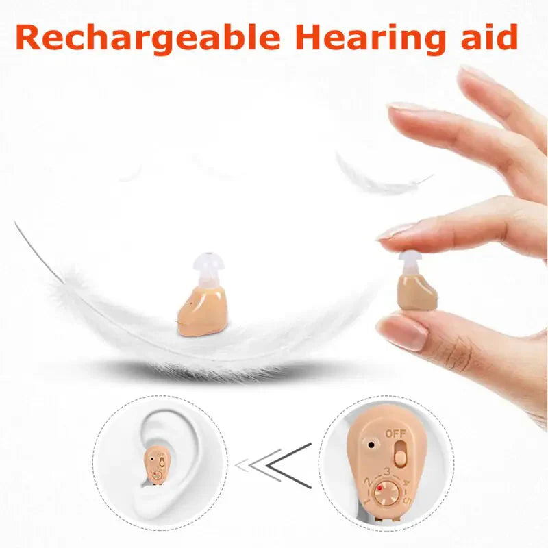 Rechargeable Hearing Aid Anti Spier